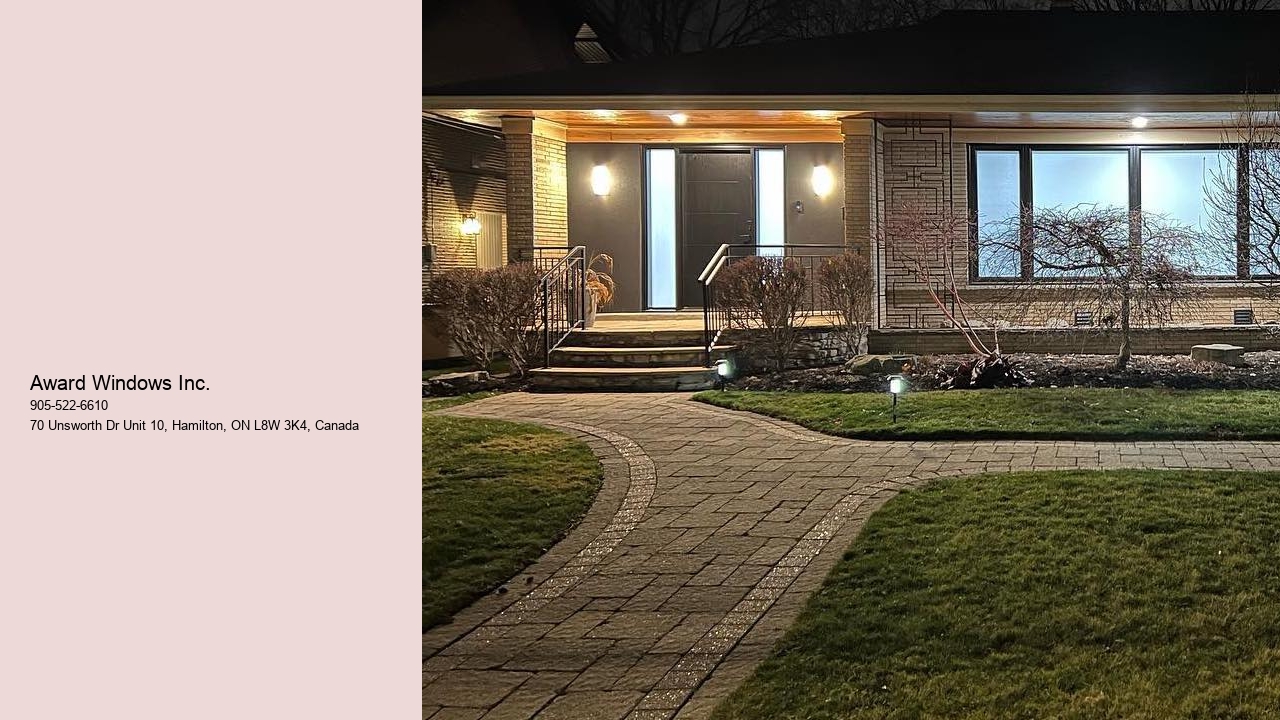 Award Windows Inc.- Window company Hamilton